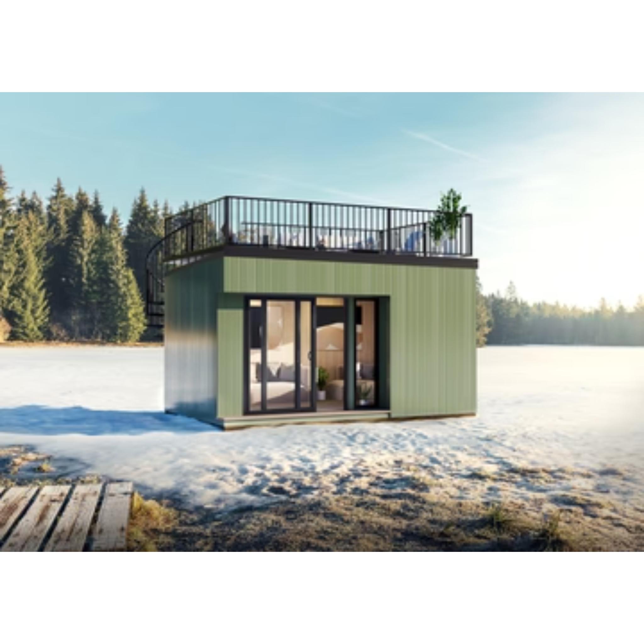 Mini-O Turnkey Outdoor Pod - The Sixteen Pod with Rooftop Deck