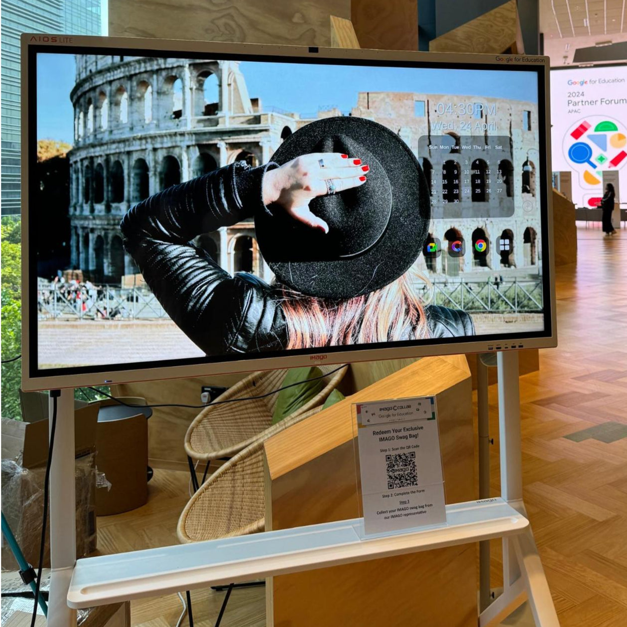 IMAGO AIOS LITE Interactive Smart Board with Chrome OS Flex