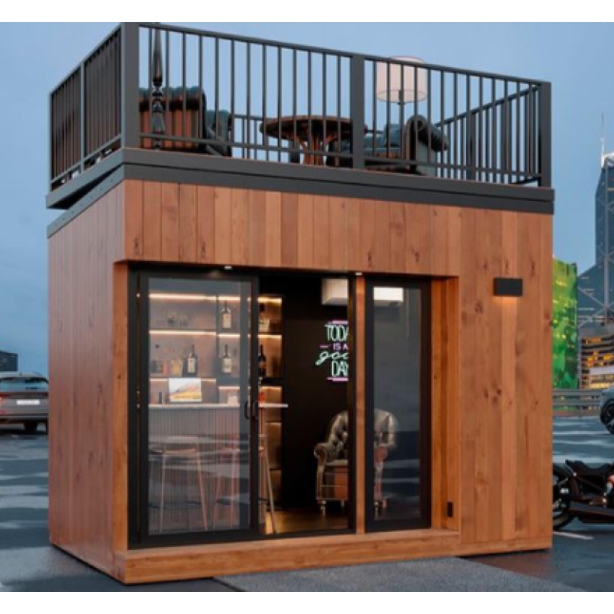 Mini-O Turnkey Outdoor Pod - The Sixteen Pod with Rooftop Deck