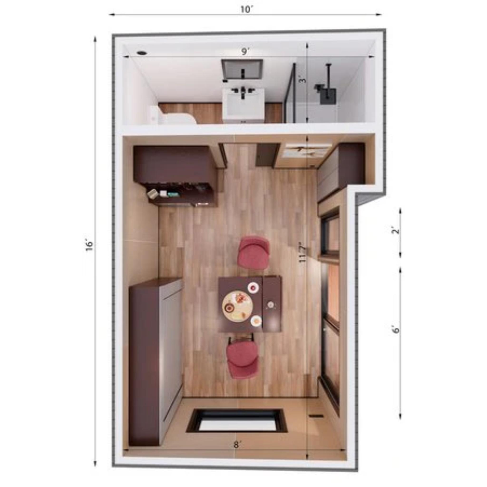 Mini-O Turnkey Outdoor Pod - The Sixteen BnB Pod