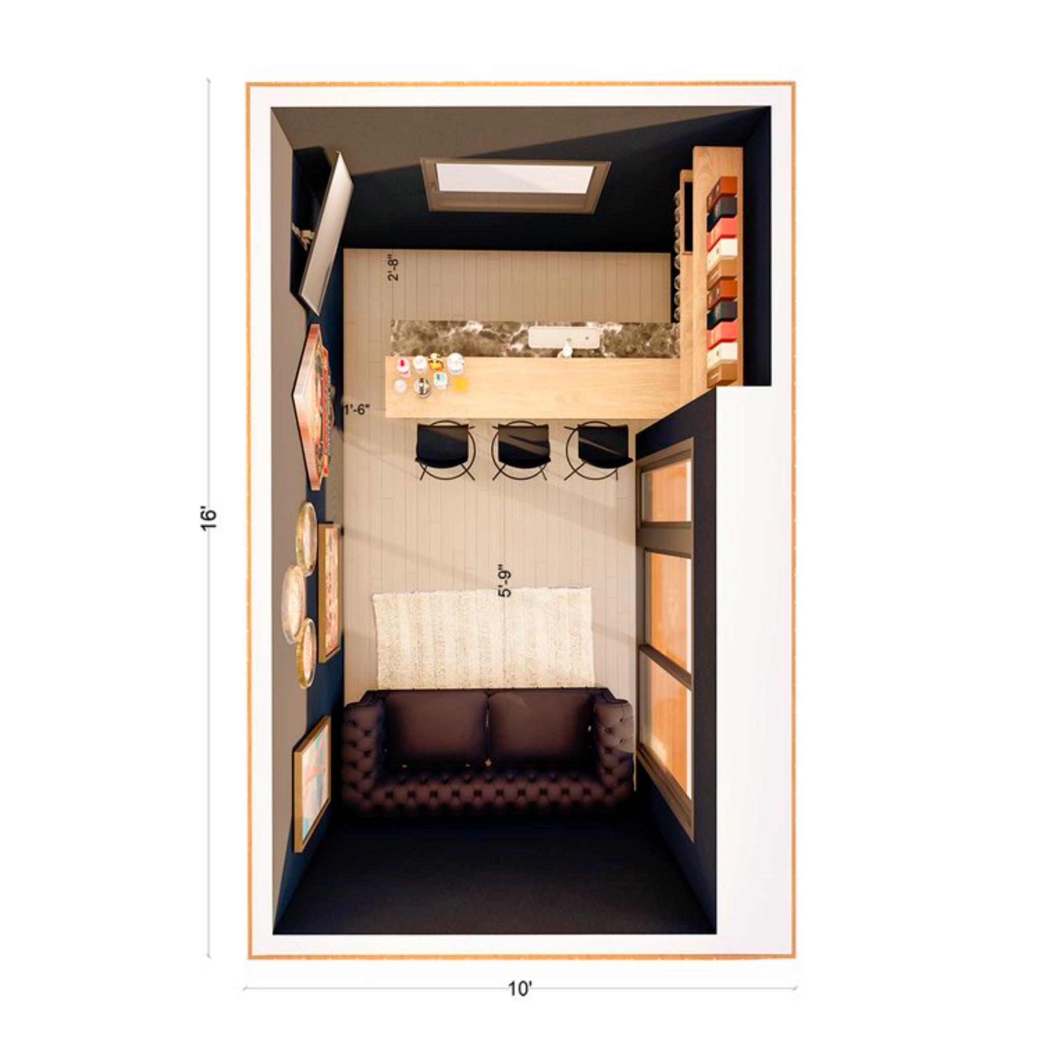 Mini-O Turnkey Outdoor Pod - The Sixteen Pod