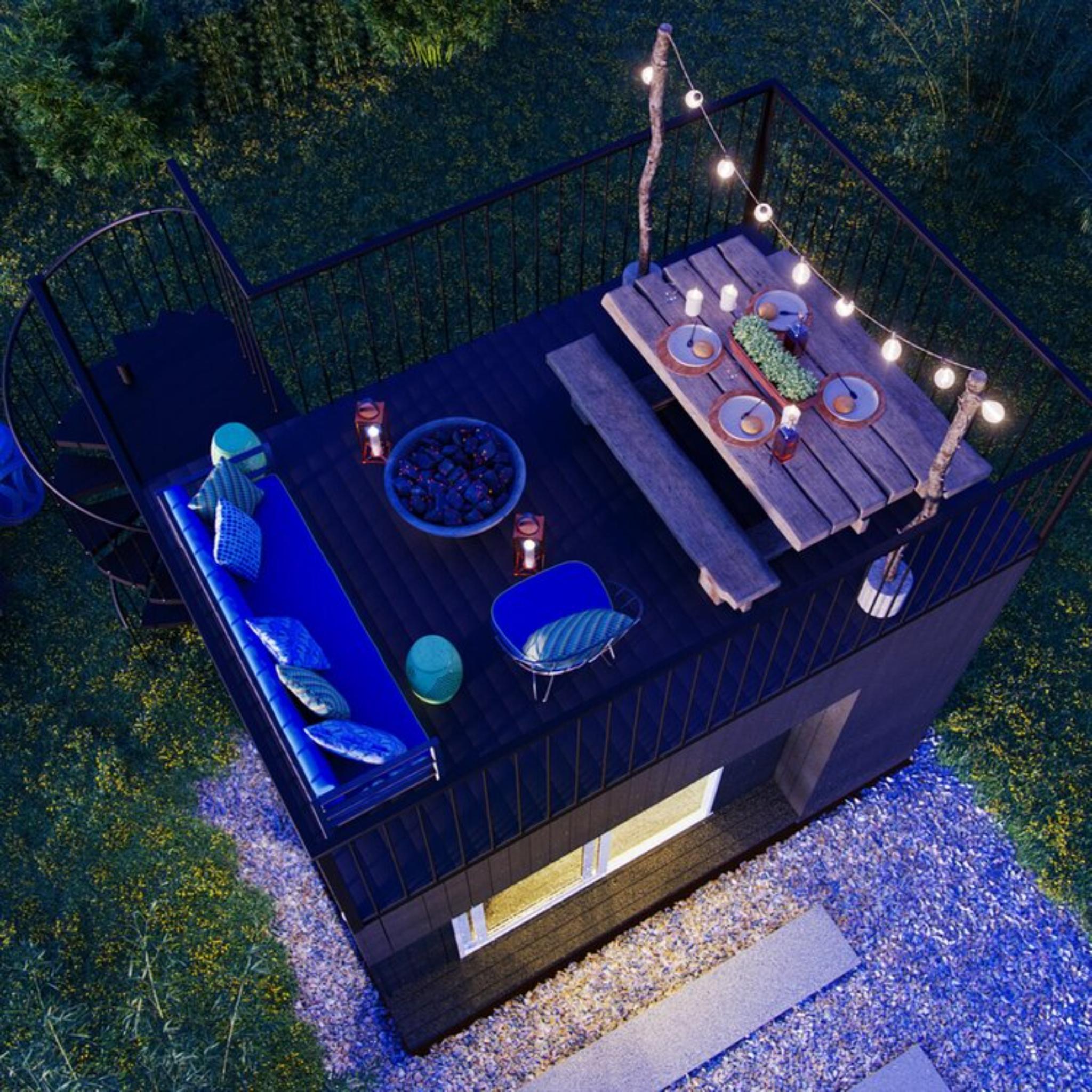 Mini-O Turnkey Outdoor Pod - The Twelve POD With Rooftop Deck