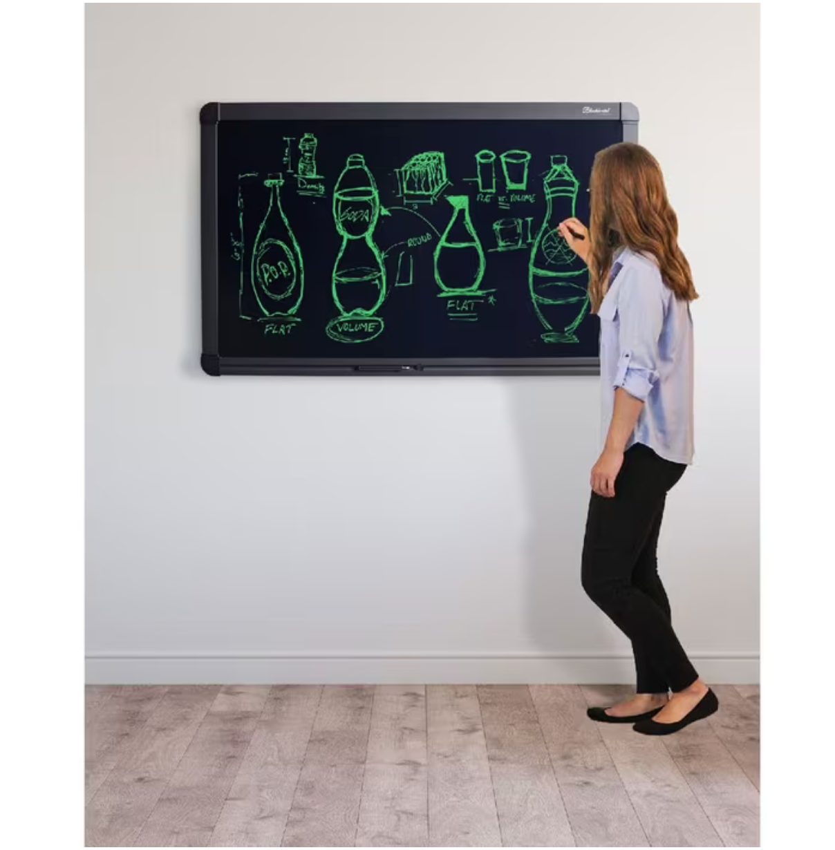 Boogie Board 55" Wall Mount Blackboard